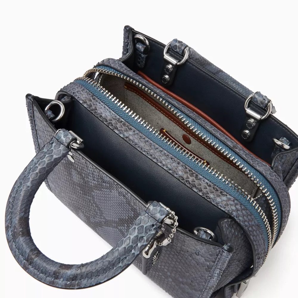 Coach Rogue 20 in Blue Python-Sold Out - Picture 10 of 15